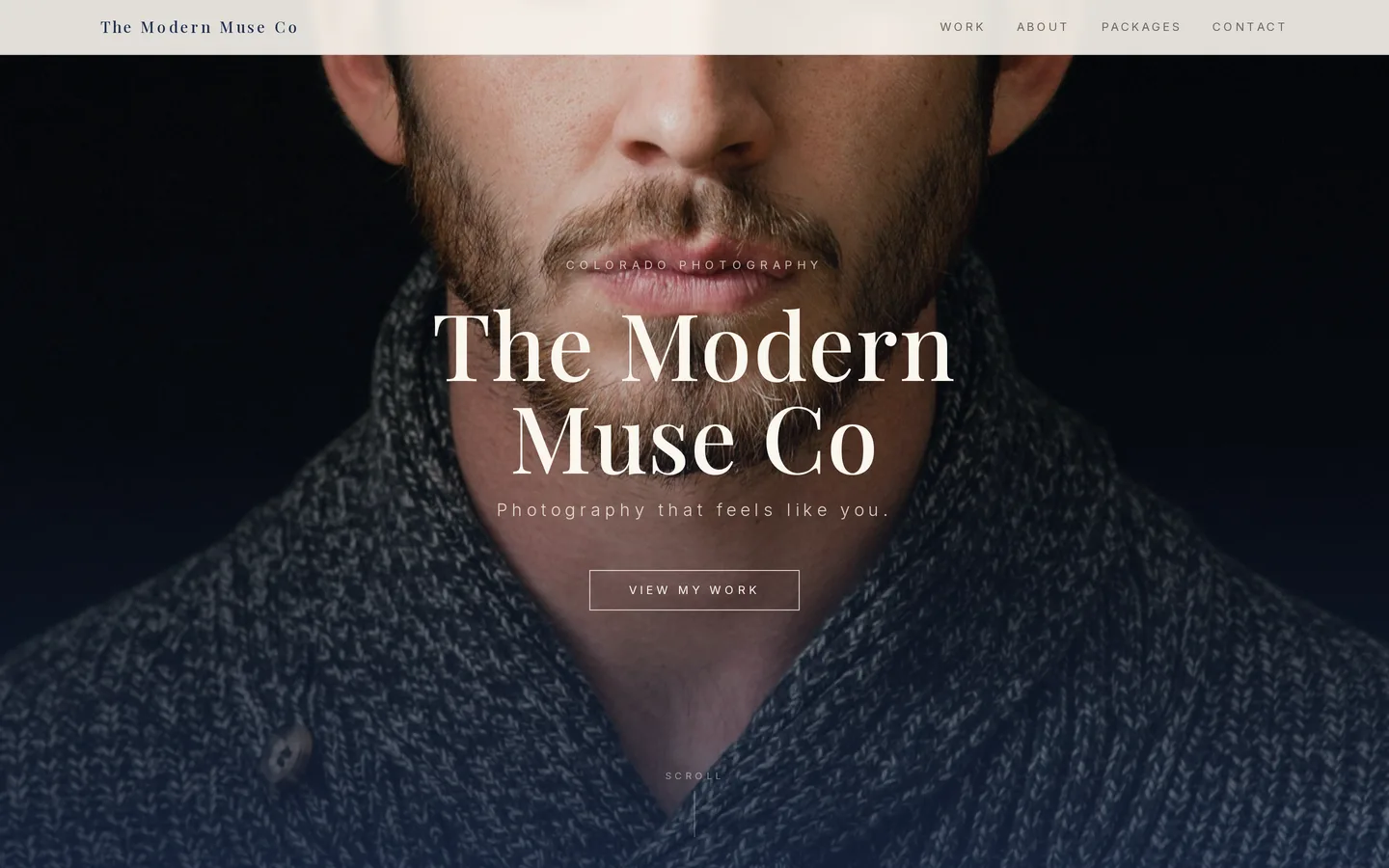 Screenshot of the The Modern Muse Co website